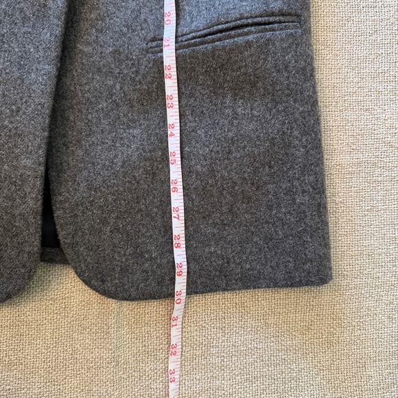 Vintage Sag Harbor Gray Wool Blend Blazer Womens Size 10 Classic - Picture 11 of 12